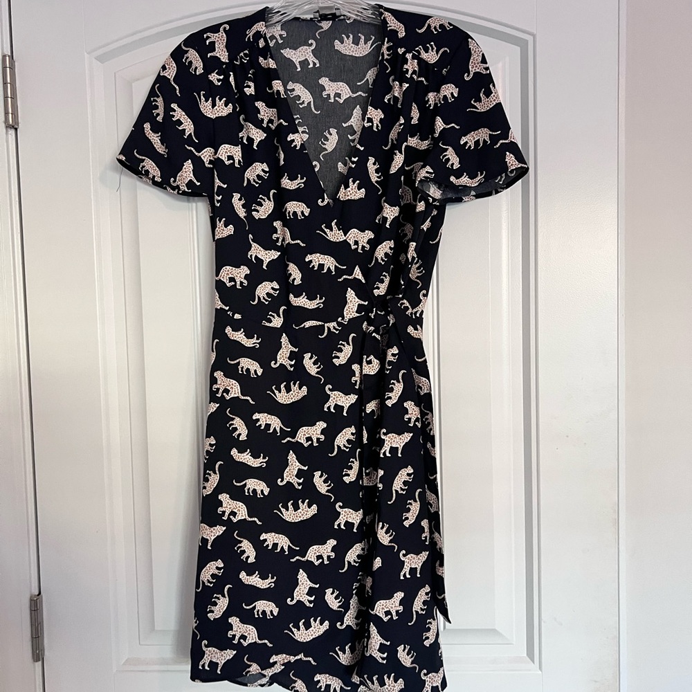J. Crew Mini Wrap Dress.